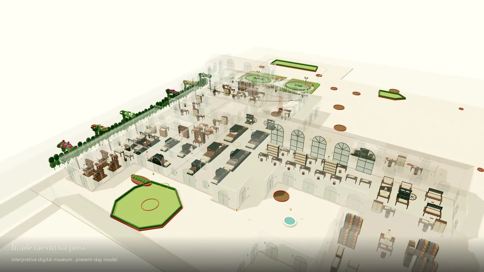 Screenshot of the interpretive Le Press digital campus